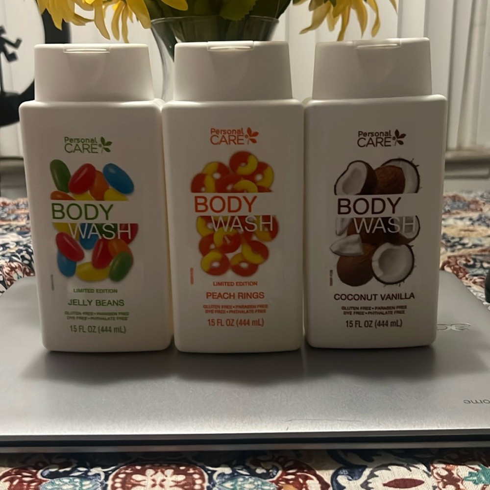 Body wash all are gluten free paraben free dye free and phthalate free